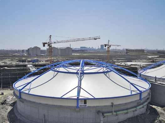 淮安市污水池加盖膜结构景观 - 哪里好